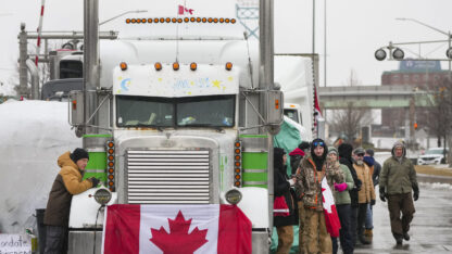 canada blockade