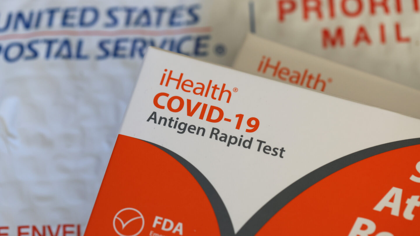 You can order free COVID tests again by mail WABE